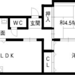 中古分譲マンション　上高丸住宅D棟　301号